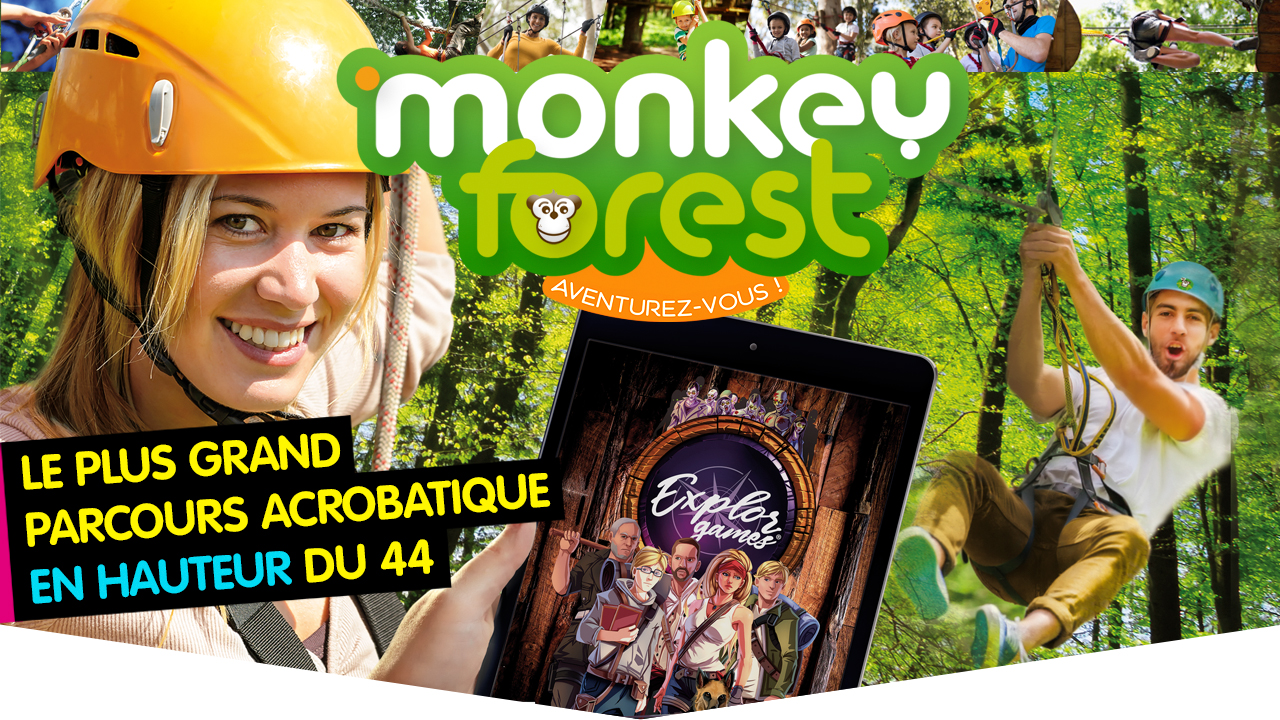 Parc de loisirs MonkeyForest en Loire-Atlantique 44