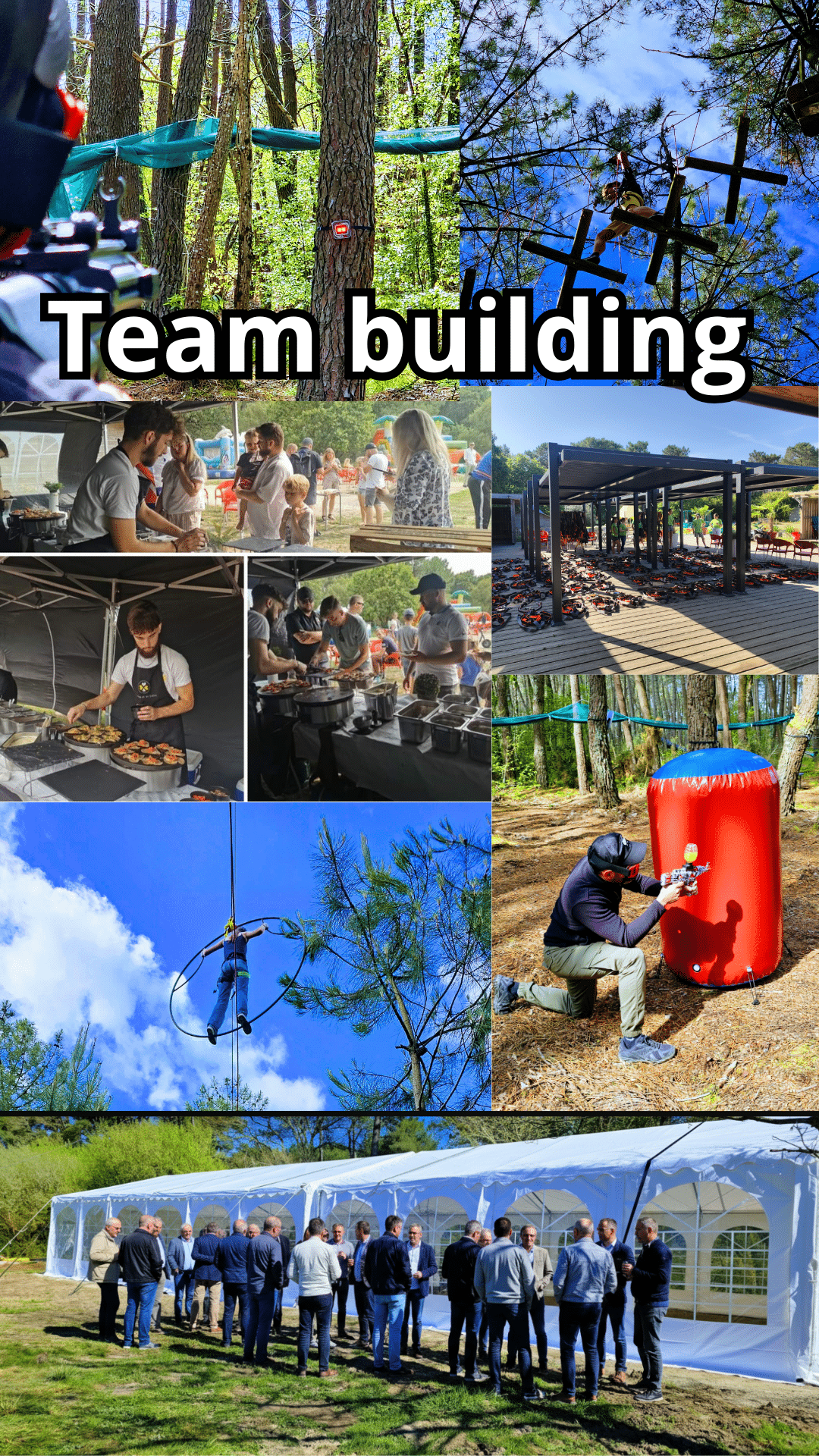 Sorties de groupe à Monkey Forest, parc de loisirs et accrobranche en Loire-Atlantique