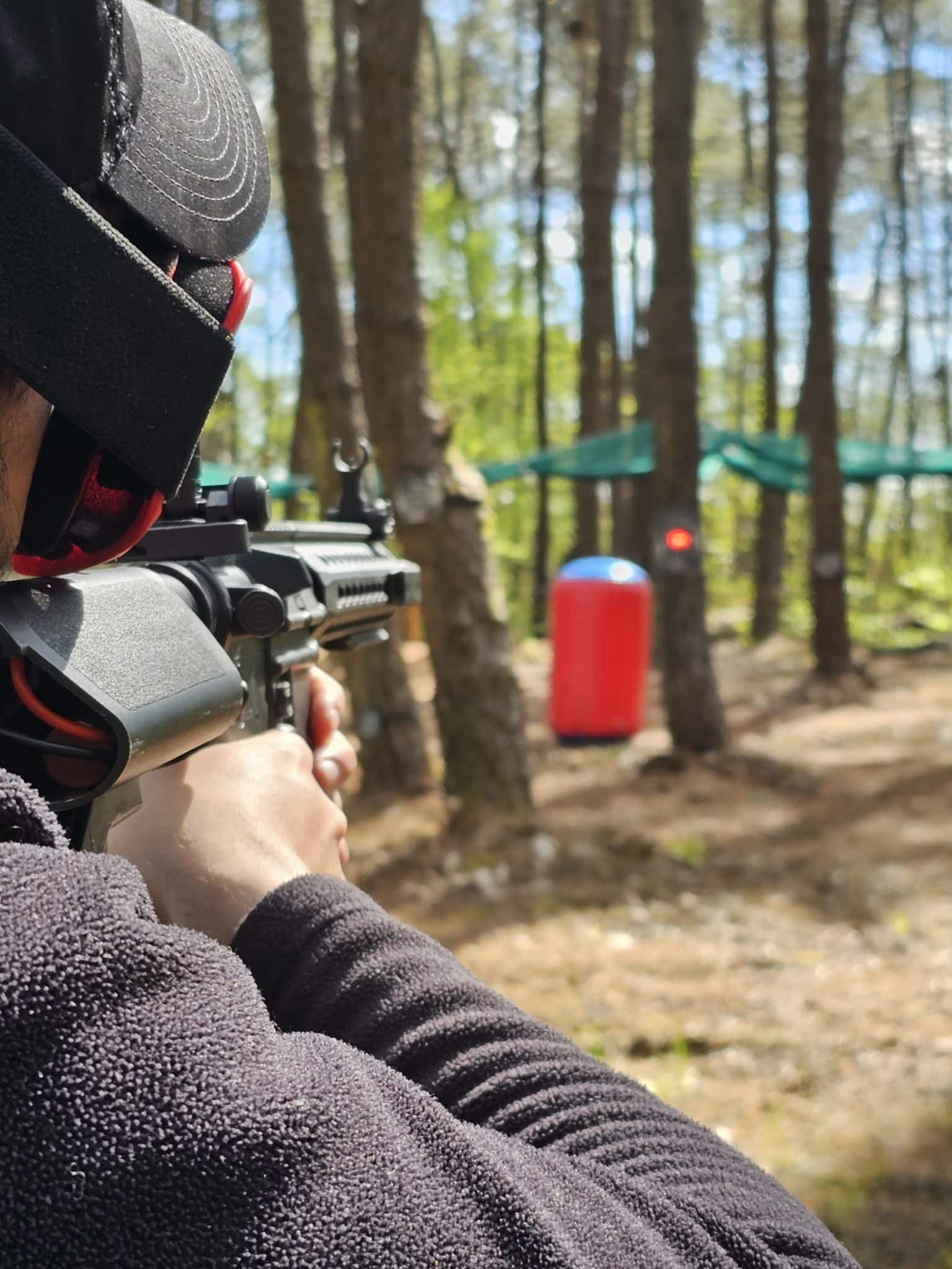 Anniversaire Laser Game et Gel Blaster à Monkey Forest